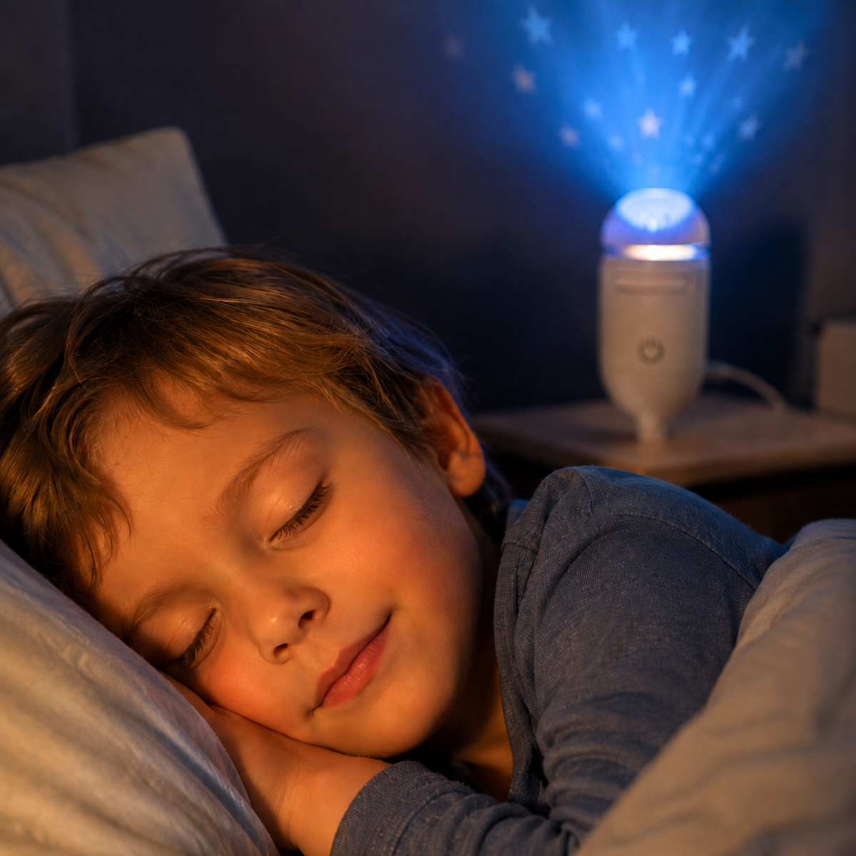 Veilleuse à Projection d'Étoiles pour Enfants
