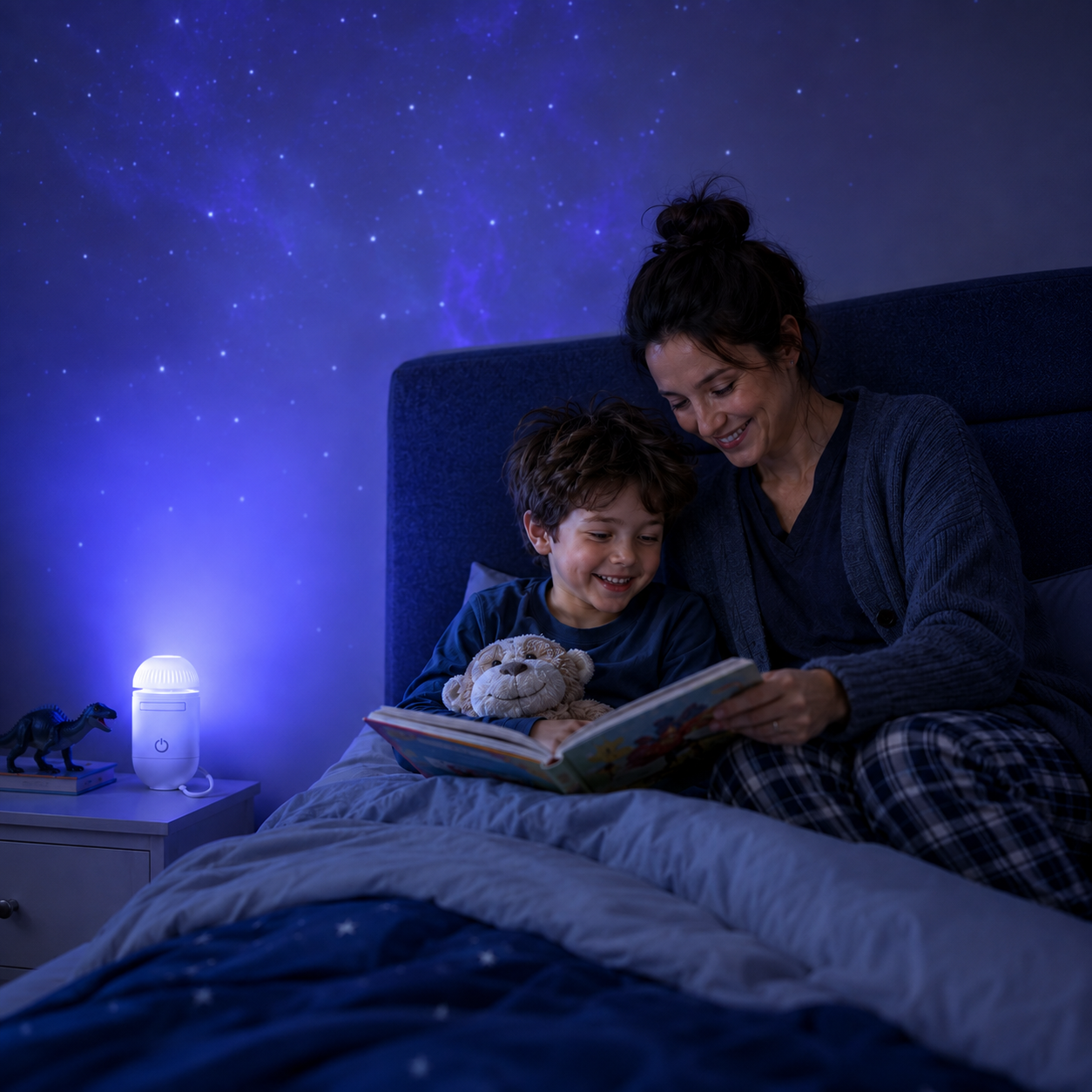 Veilleuse à Projection d'Étoiles pour Enfants
